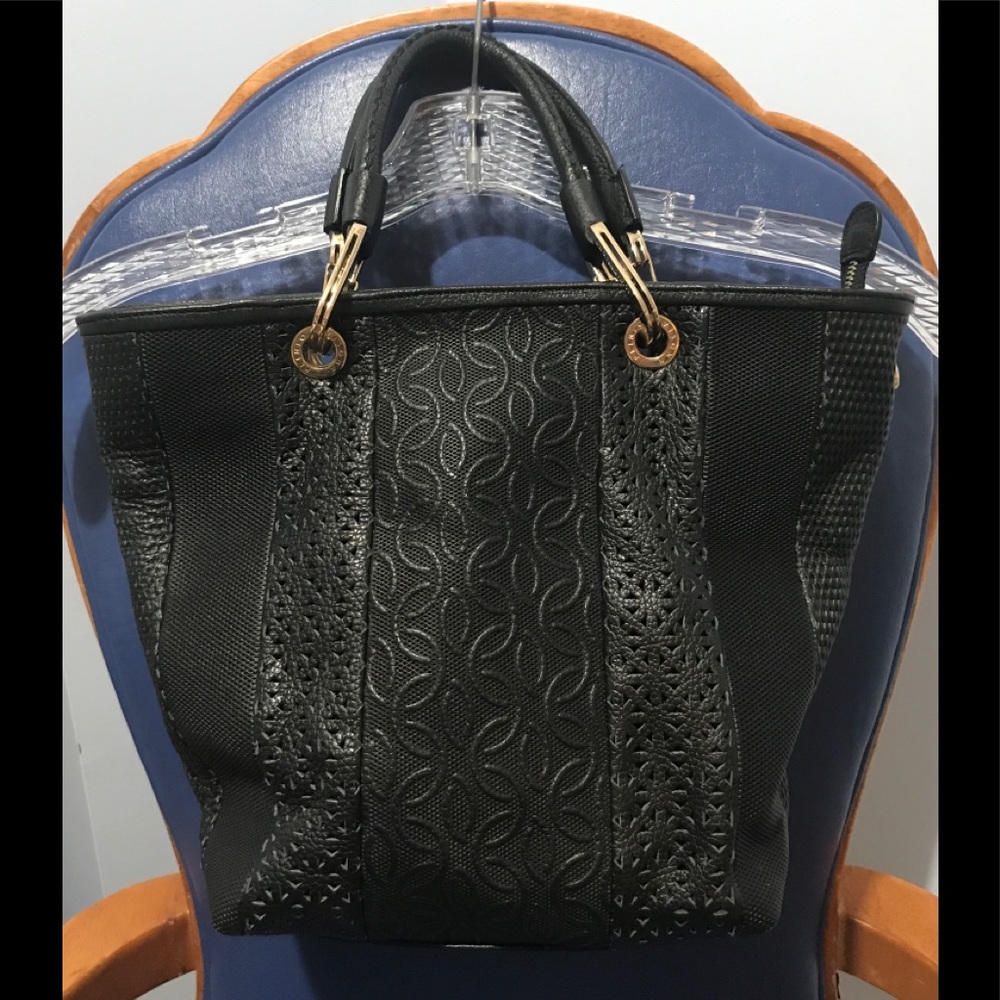 Plinio Visona Italian leather handbag.